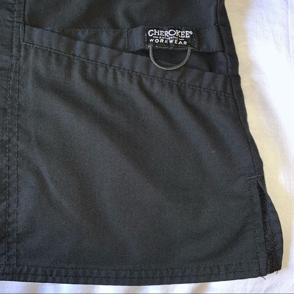 WOMEN'S REVOLUTION BY CHEROKEE V-NECK SOLID TOP - Picture 4 of 5